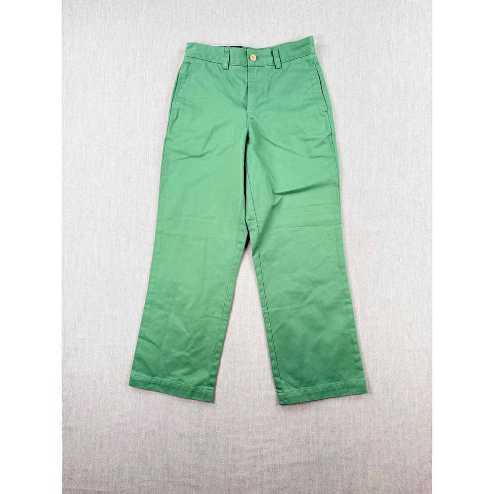 Vineyard Vines Boys Green Club Pant Classic Fit Chino Trousers Size 8 NWT